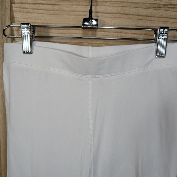 Reebok White Long Underwear Leggings with Logo at Ankle Size Small - Picture 4 of 6